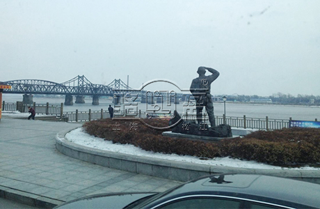 遼寧丹東市三灣電站項目現場